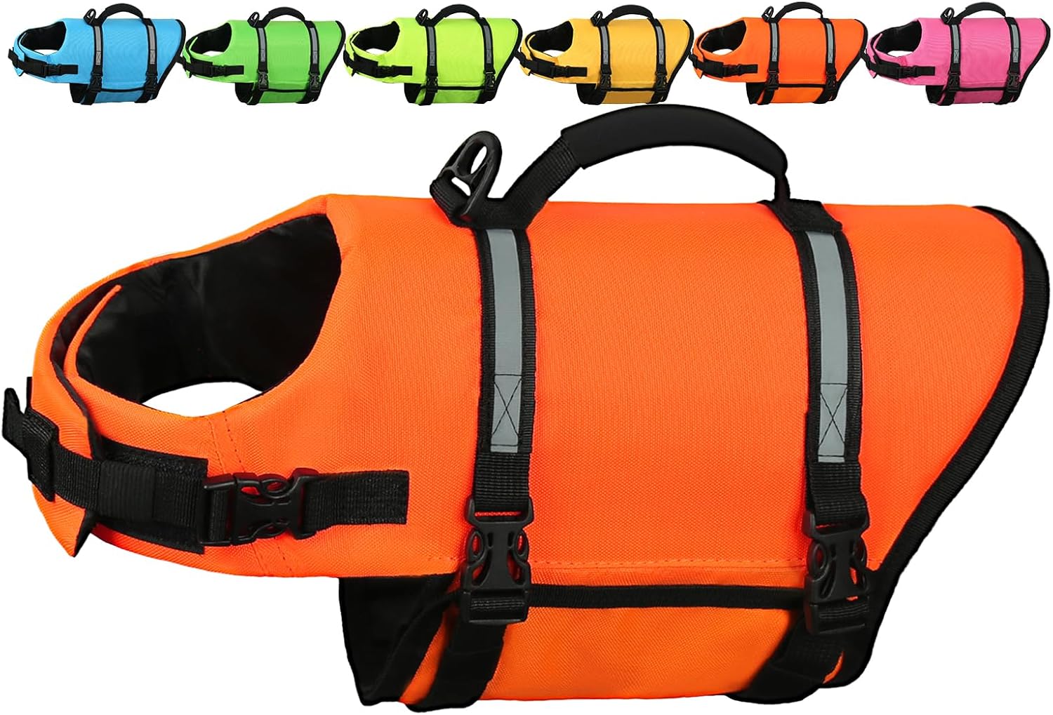 Thumbnail 6 de AMZNOVA Rip Stop Hundeschwimmweste für Bootfahren (Rettungsweste), XS, Blau