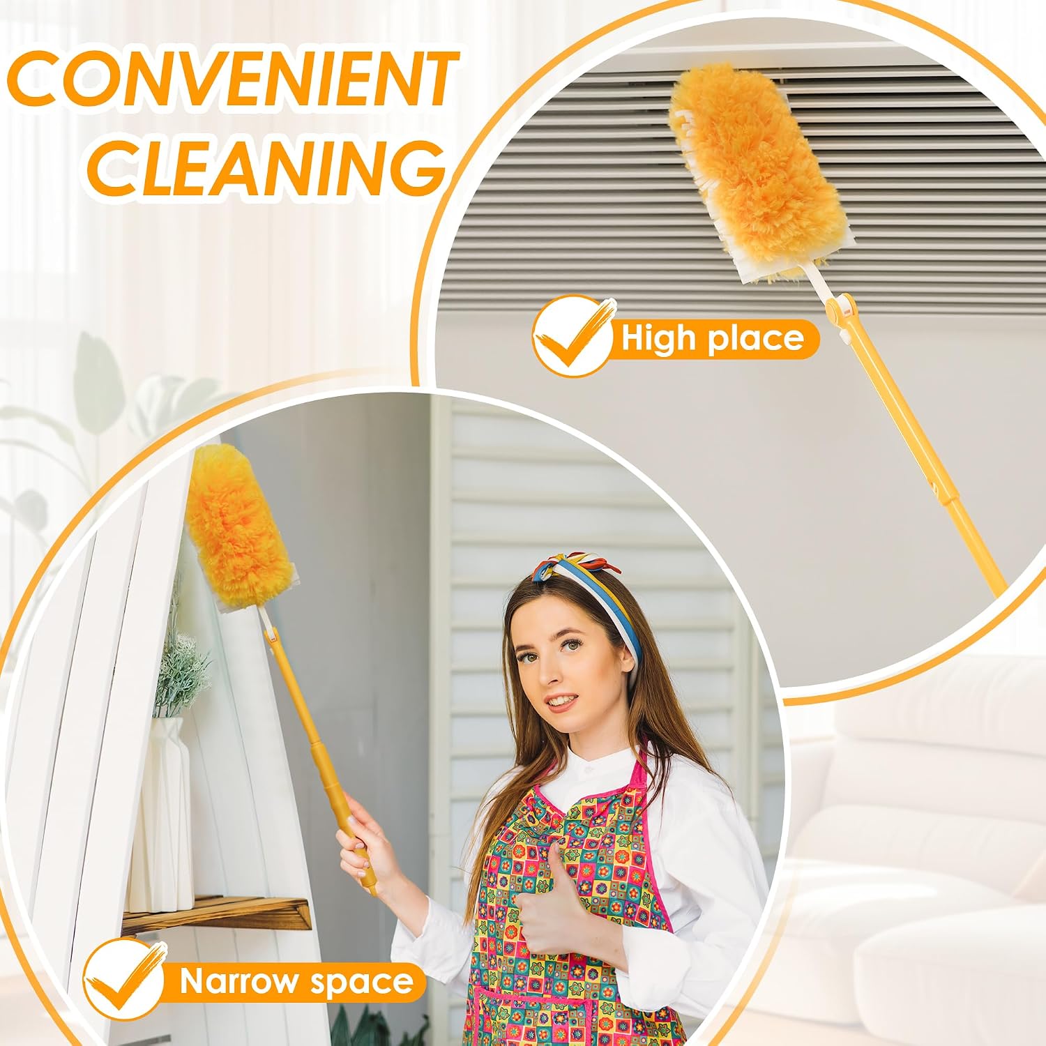 Thumbnail 3 de NEWE Kit Plumero Atrapapolvo 360° para Swiffer