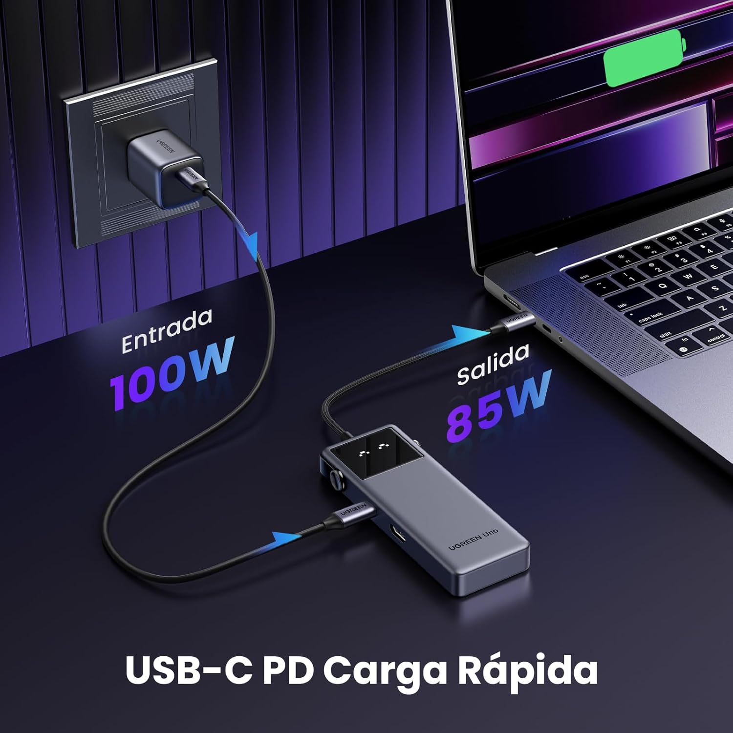 Thumbnail 4 de UGREEN Uno Hub USB-C 10Gbps HDMI 4K 60Hz 🚀