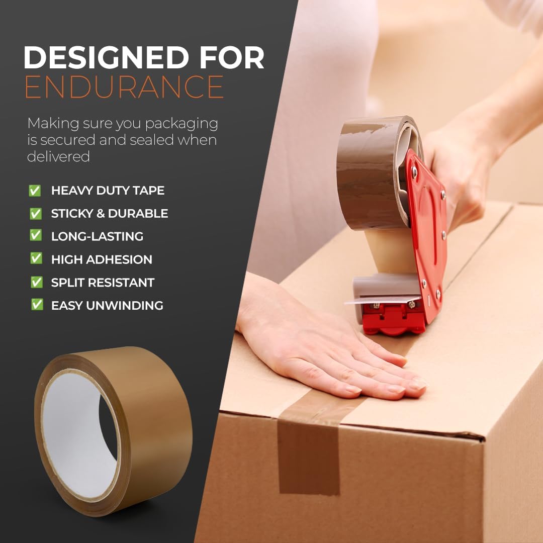 Detalle 2 de Stick Well Heavy Duty Parcel Tape 48mm 66m
