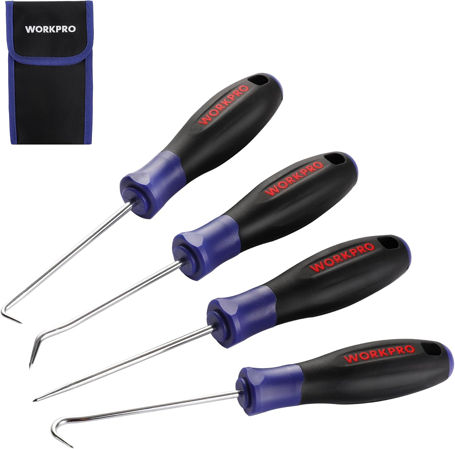 Thumbnail 1 de WORKPRO Ganci per Paraolio 4 pezzi – Set di Ganci di Precisione per Paraolio con Impugnatura Ergonomica