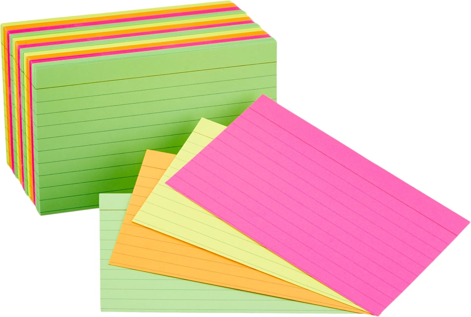 Thumbnail 6 de Amazon Basics 5 x 8 Inch Ruled Color Index Cards • 300 Count (Assorted Colors)