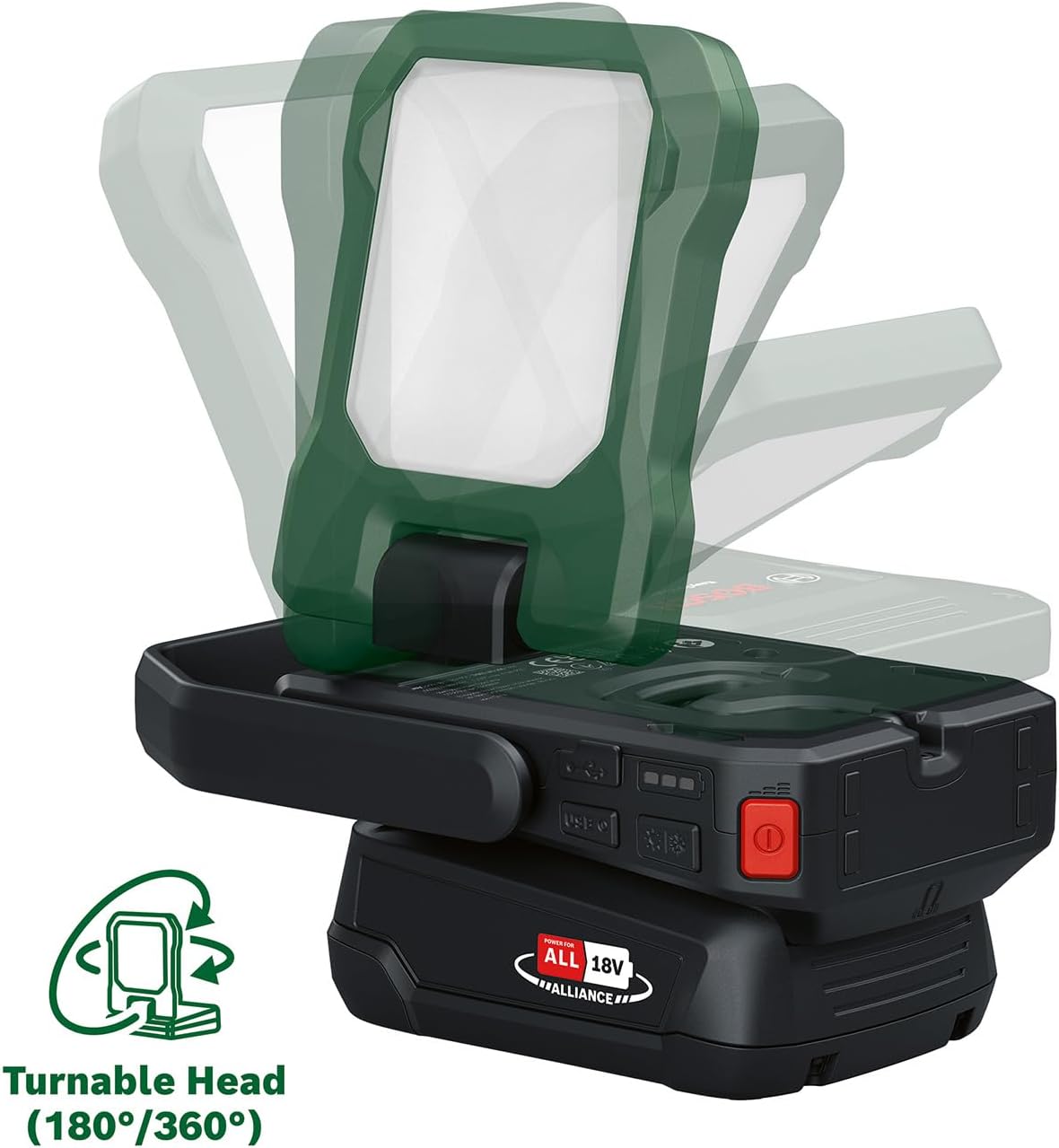 Thumbnail 2 de Bosch EasySpotLight 18V-400 Akku-LED-Leuchte/Campinglampe inkl. USB-C-Powerbank (ohne Akku)