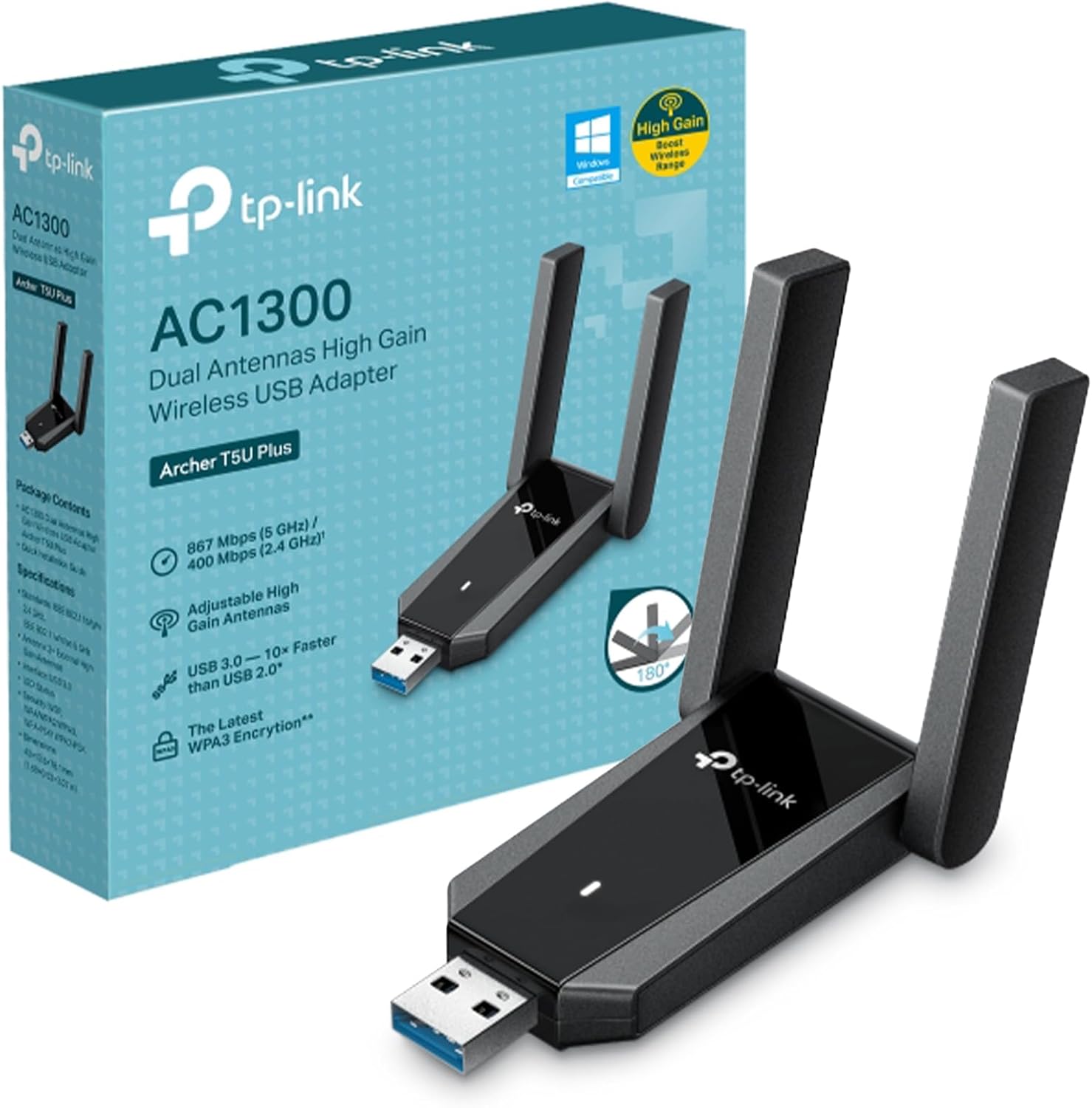 Thumbnail 6 de TP-Link Archer T2U Nano AC600 Wi‑Fi adapter
