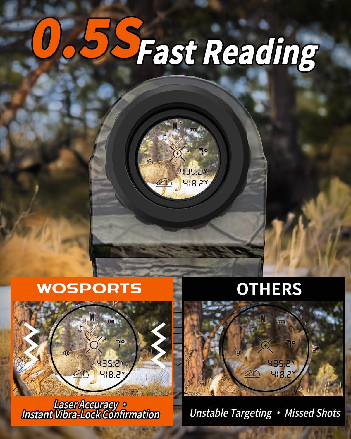 Detalle de WOSPORTS Hunting Rangefinder