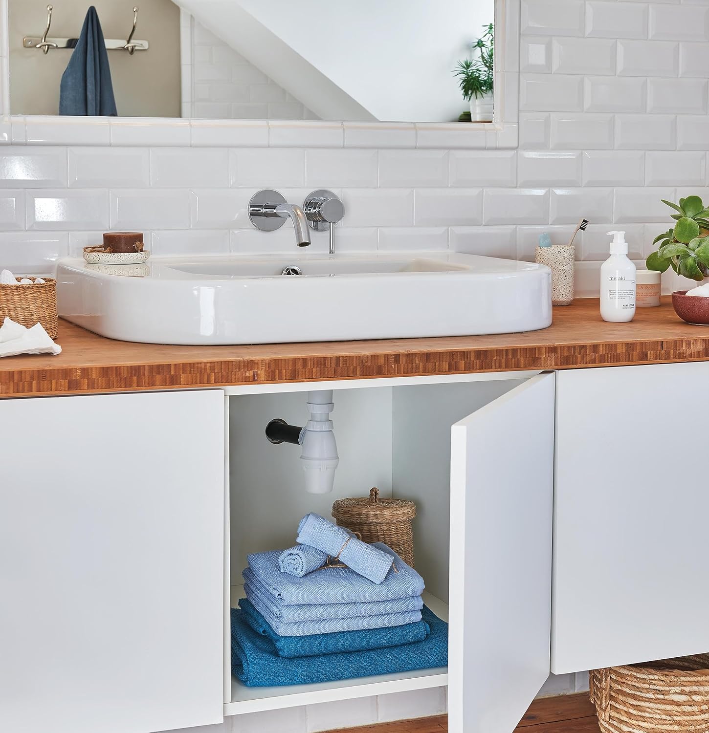 Thumbnail 1 de Wirquin 30723121 – Vidage pour lavabo avec trop-plein intégré et bonde clapet Quick-Clac, blanc