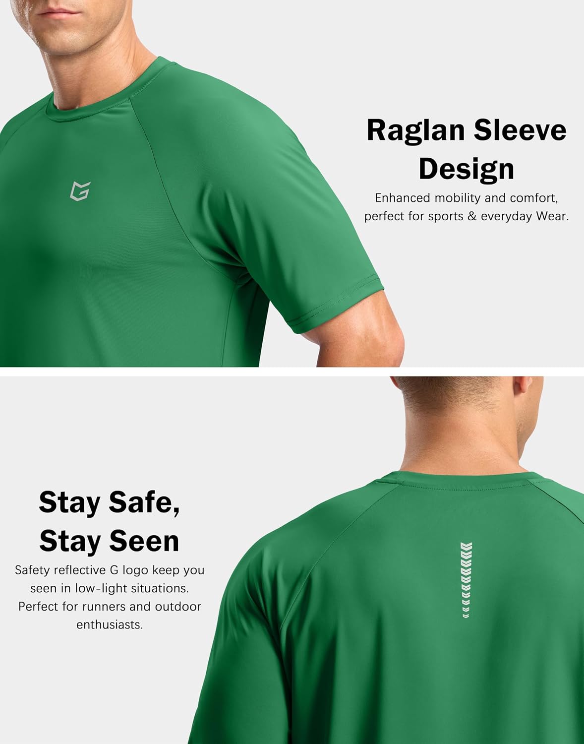 Detalle 2 de G Gradual Men's Athletic T-Shirt UPF 50+