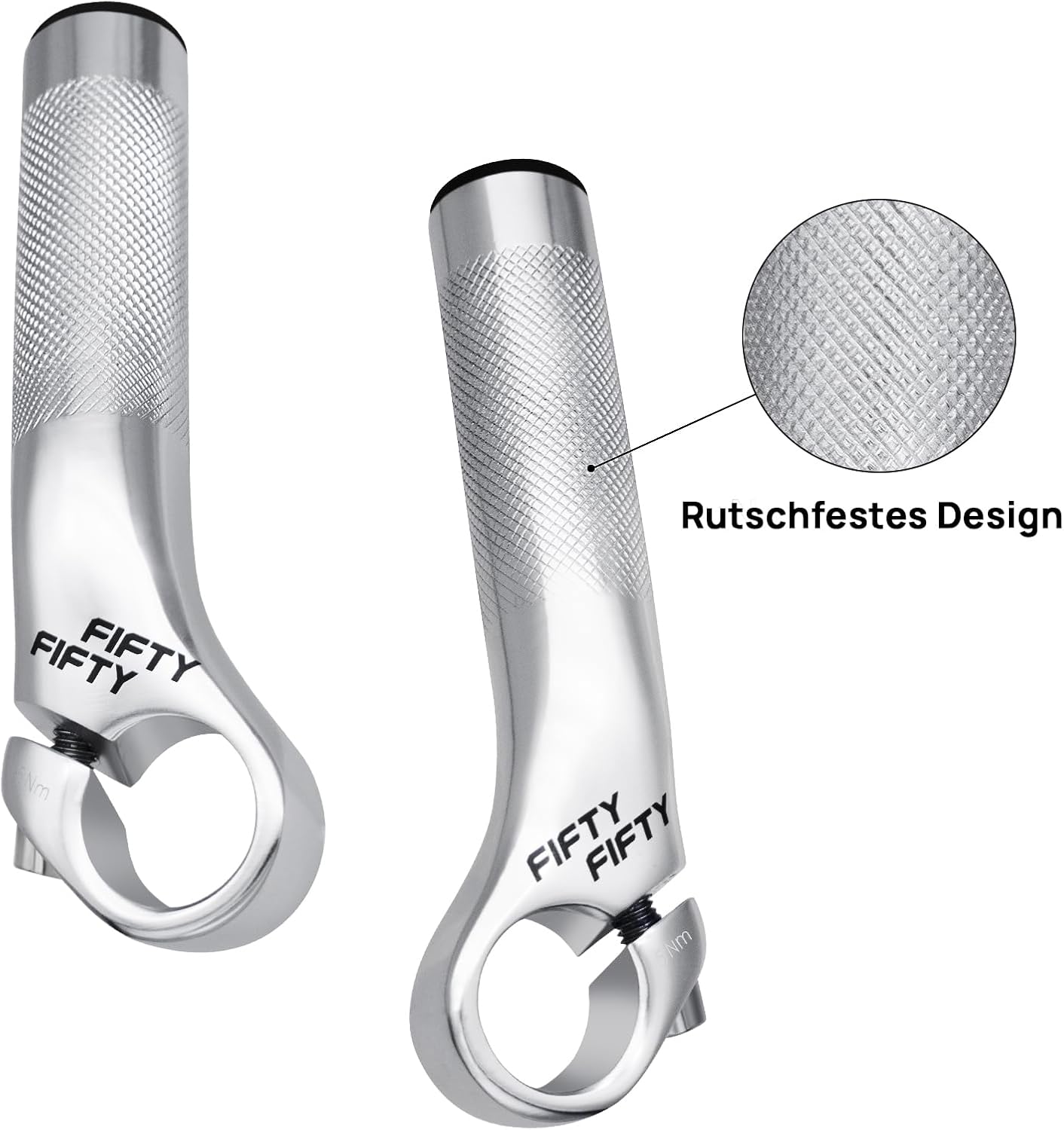 Thumbnail 4 de FIFTY-FIFTY Fahrrad-Lenkerenden (Bar Ends) aus 6061 T6 Aluminium für MTB, 13 cm – Paar