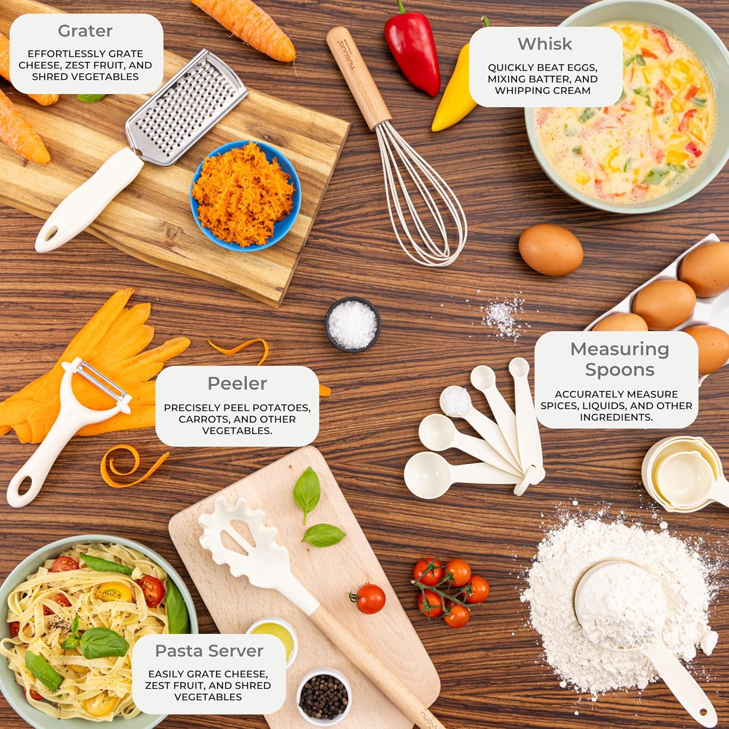Thumbnail 6 de nuovva 35pc Silicone Kitchen Utensils Set