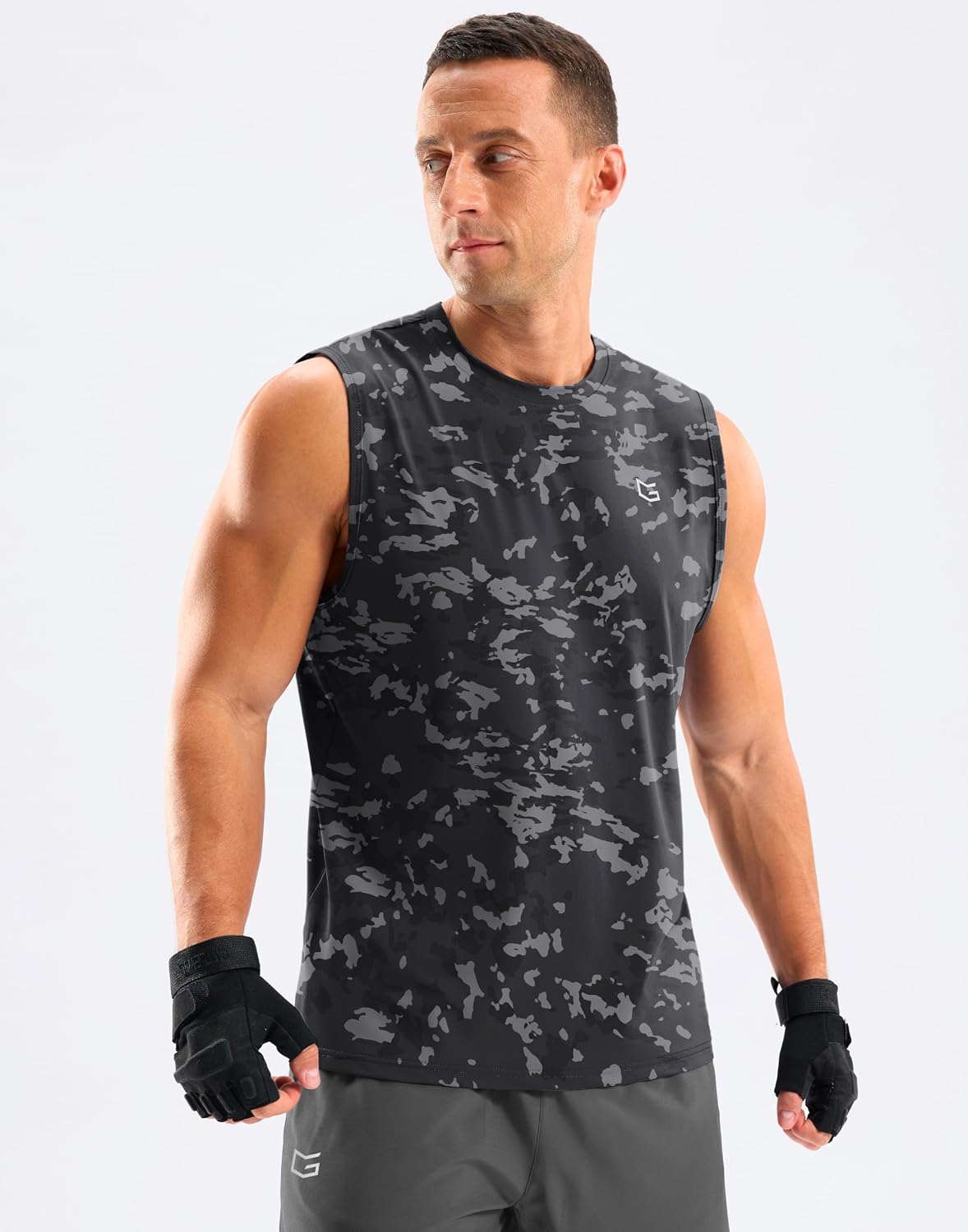 Detalle de Men's Workout Tank Top, Dry Fit