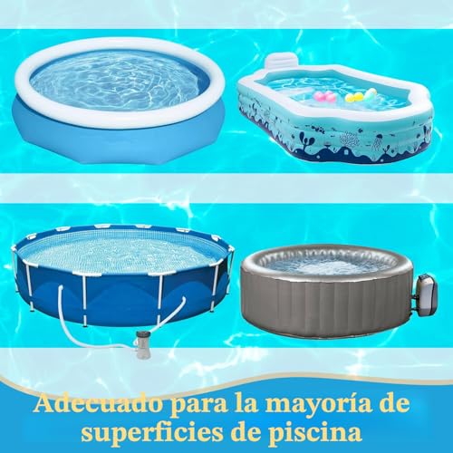 Detalle de Hymarvo Parches para Piscina Bajo Agua 10x150 cm — Kit reparación PVC impermeable