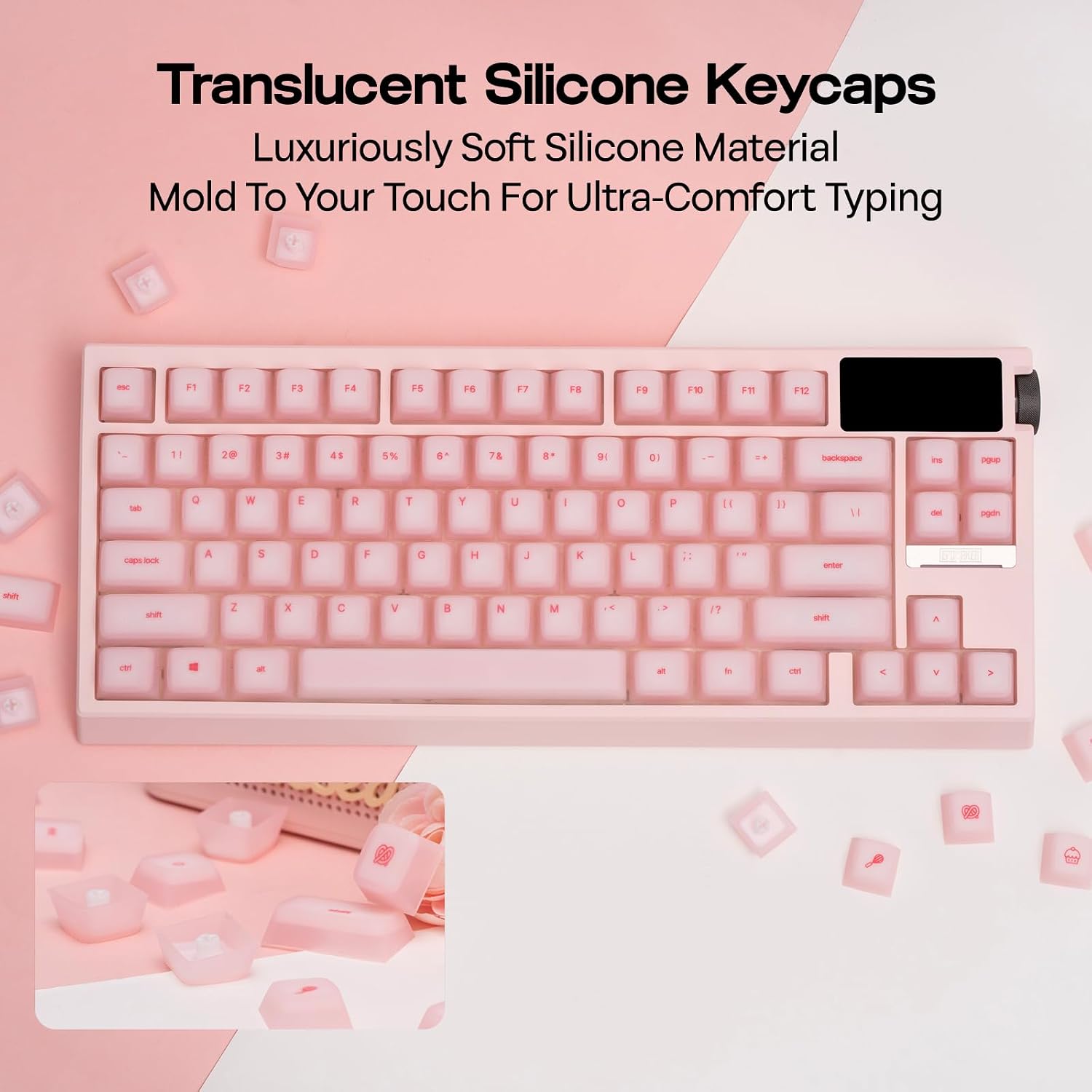 Thumbnail 4 de EPOMAKER AegisSil 113-Key Silicone Cherry Profile keycaps ⌨
