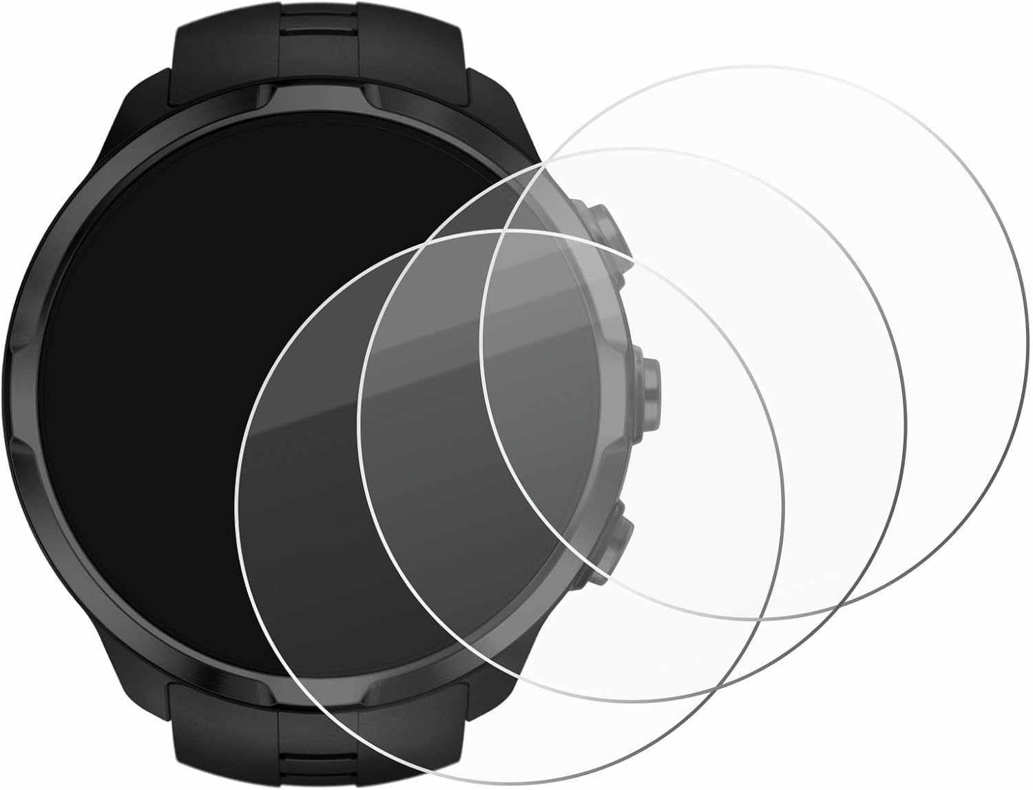 Thumbnail 1 de savvies Pellicola Vetro Temperato per Suunto Spartan Sport/Ultra (3 Pezzi) – Protezione schermo e durezza 9H