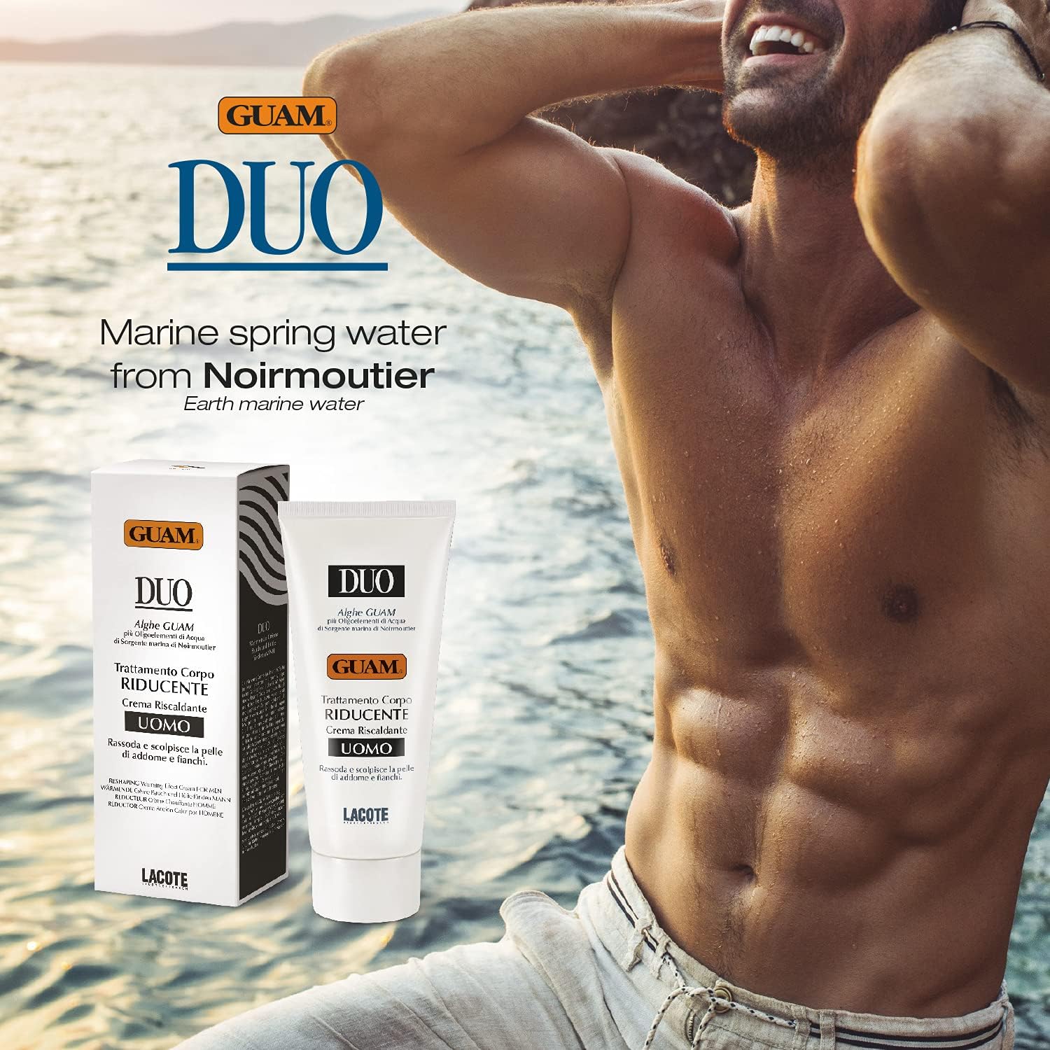 Detalle 2 de Guam duo crema riducente uomo 200 ml