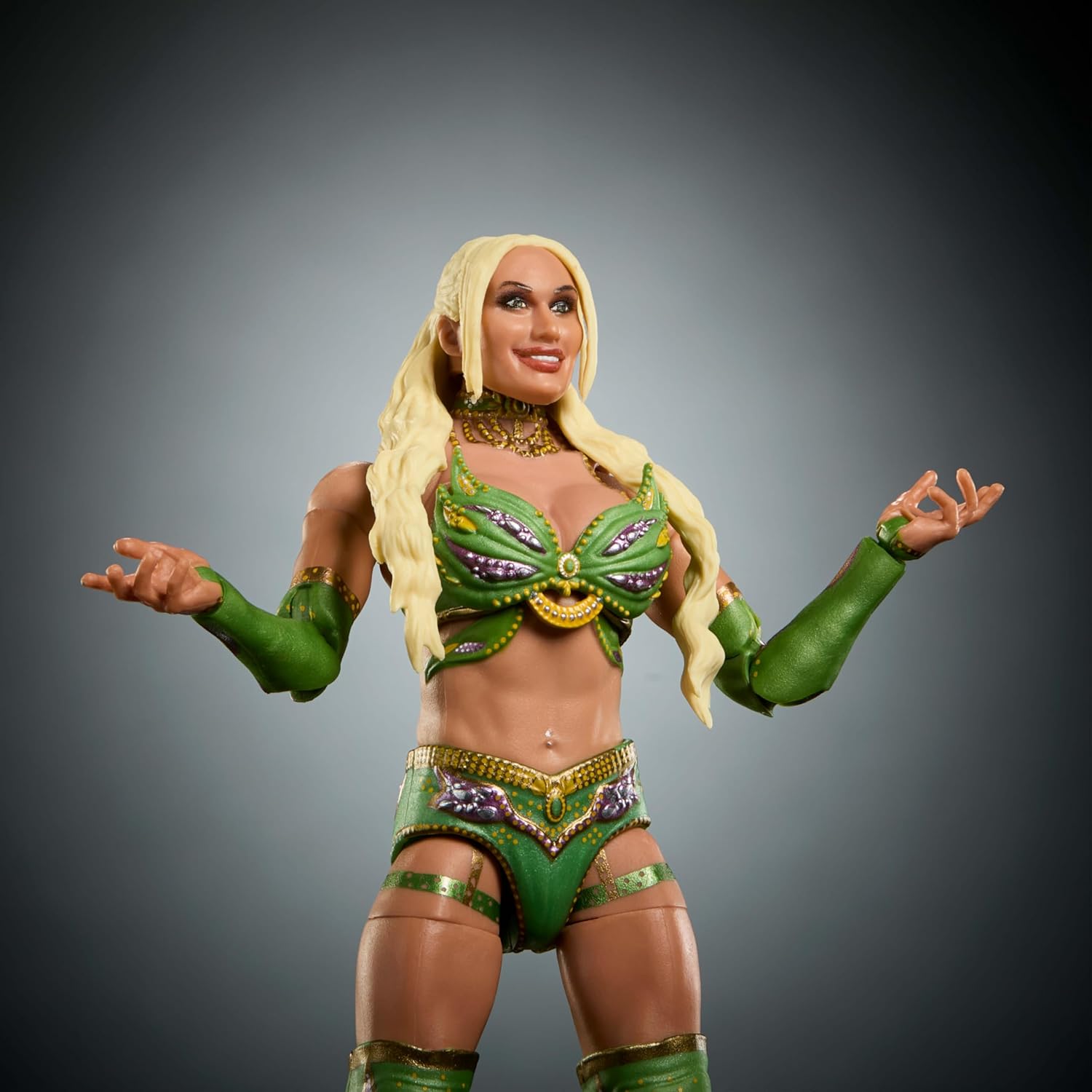 Thumbnail 2 de Mattel WWE Ultimate Edition Tiffany Stratton 6-inch Action Figure Set (with Swappable Heads & Hands)