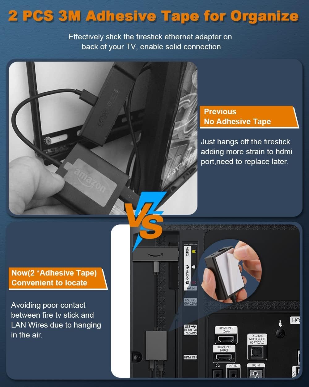 Thumbnail 5 de Fire Stick Ethernet Adapter: Micro-USB to RJ45, 100 Mbps for Fire TV Stick