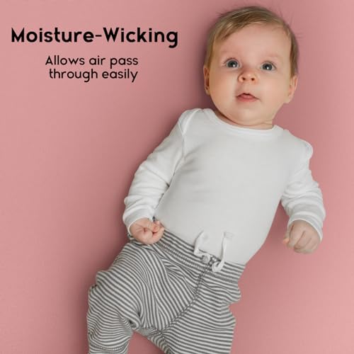 Detalle 1 de Yoofoss Baby Spannbettlaken 38x77/40x90 cm passtegleich 2er Pack