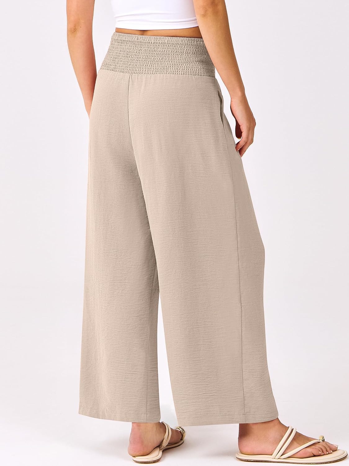 Thumbnail 4 de ANRABESS Women's Wide Leg Palazzo Pants with Pockets