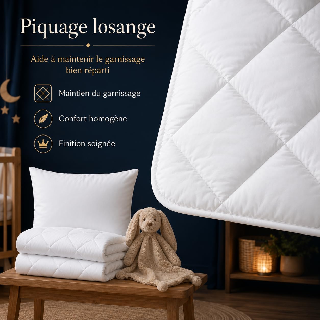 Detalle 1 de SOHYGGE QUILT02261 Children's Duvet Set, 100 x 135 cm, 4 Seasons