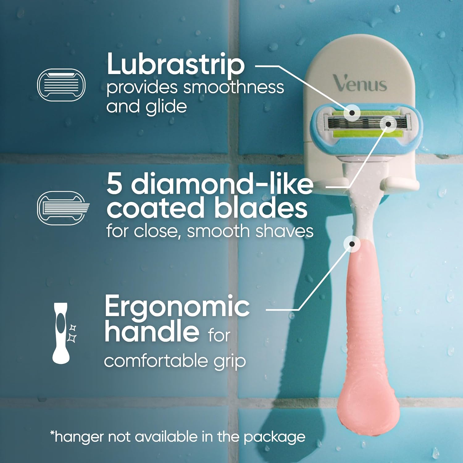 Detalle de Gillette Venus Women's Razor, 5-Blade