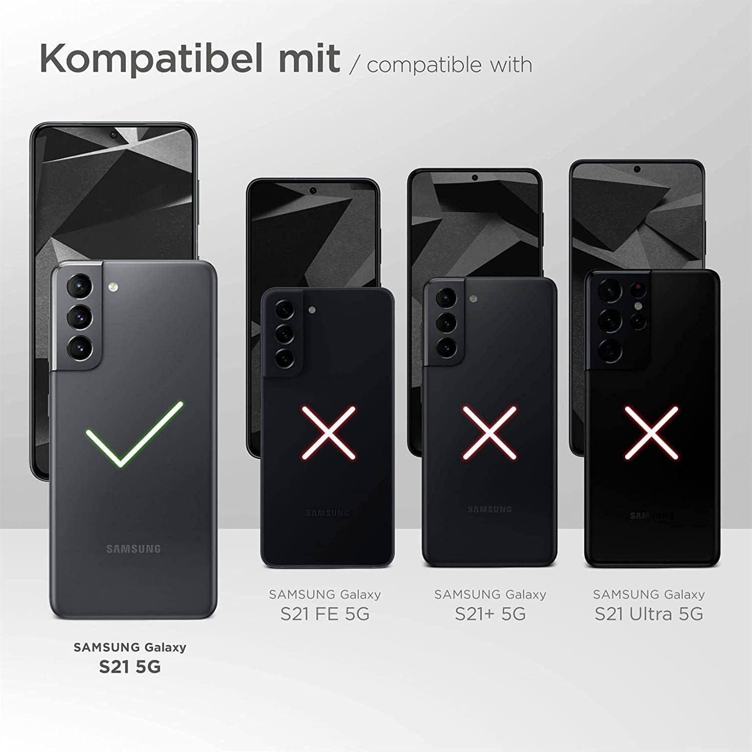 Thumbnail 1 de BOLELAW Hülle Galaxy S21 Klapphülle Grün