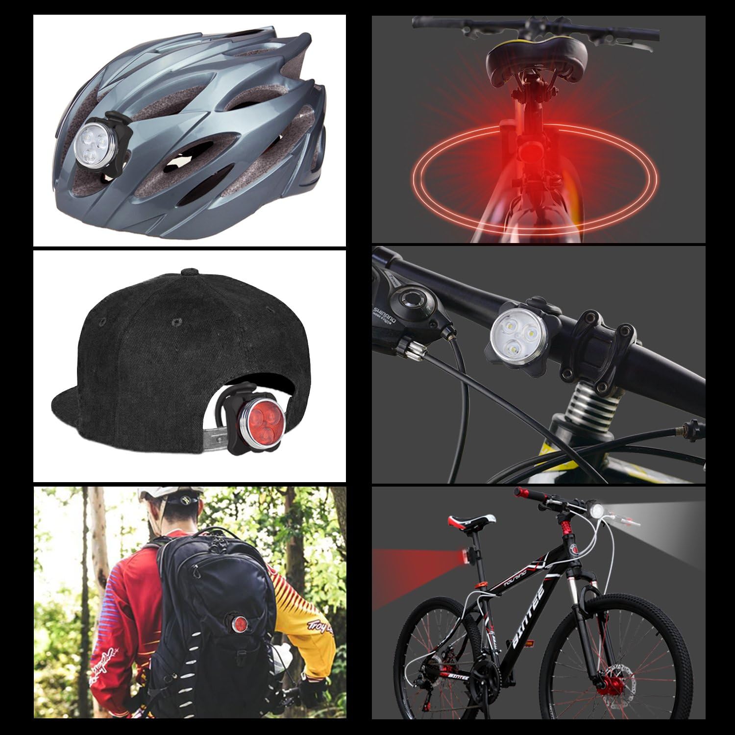 Thumbnail 5 de Balhvit Bike Light Set USB rechargeable 2-pack