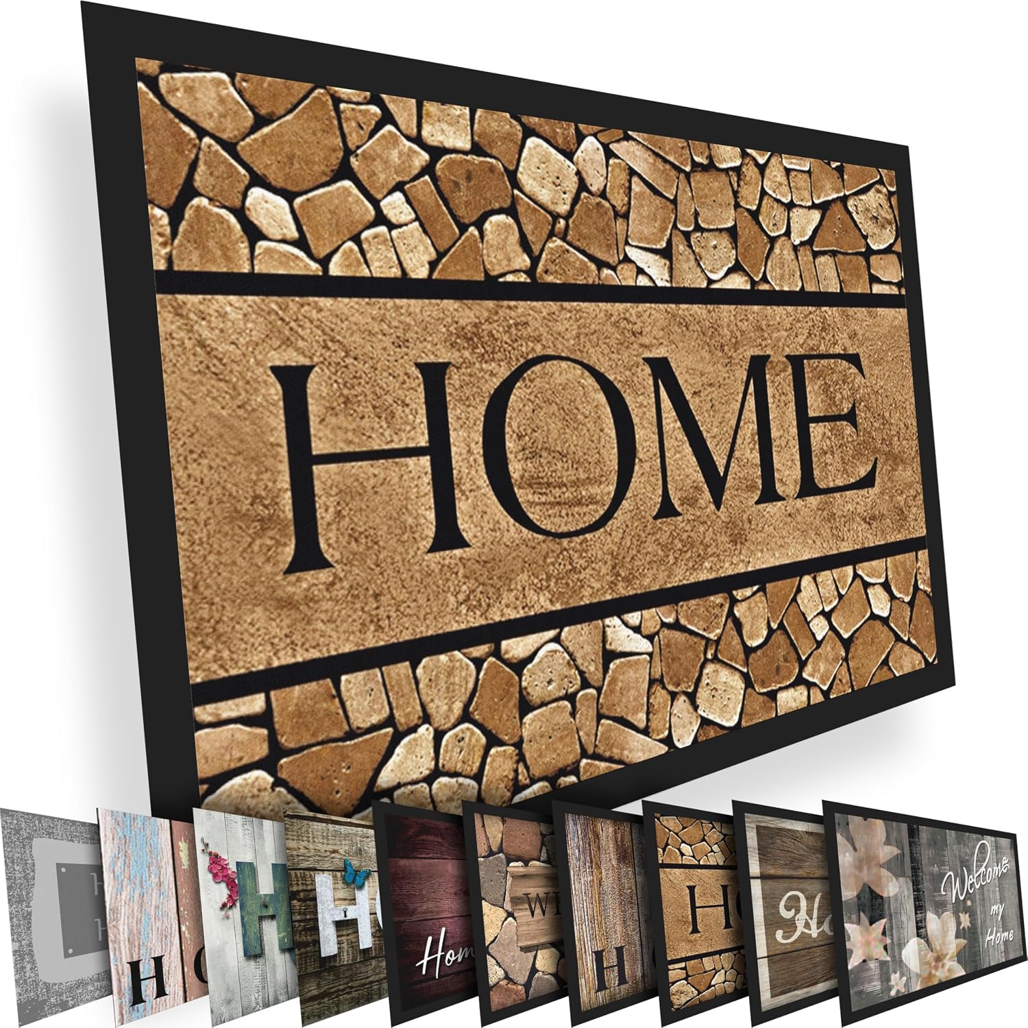 Detalle de Valia Home Zerbini per ingresso 60x80 cm – Tappetino antisporco antiscivolo