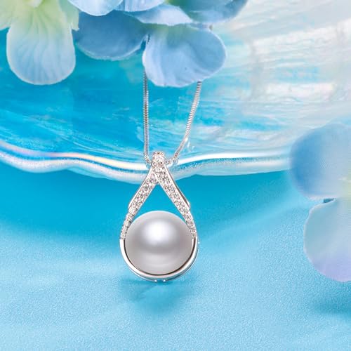 Thumbnail 2 de NONNYLLEI Pearl Necklace — 10–11mm Freshwater Pearls, 18in Gold-Plated Chain