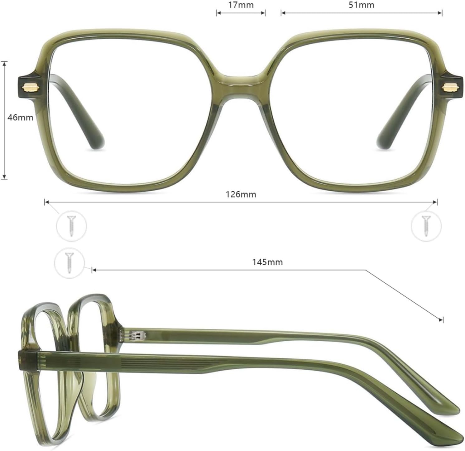 Detalle de Blue light blocking glasses, 18g