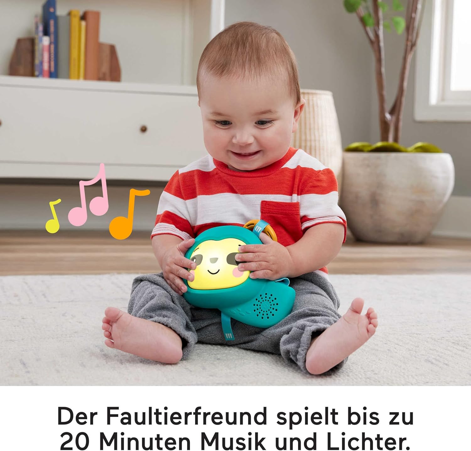 Detalle de Fisher-Price 3-in-1 Rainforest Spieldecke (HJW08) – Baby-Gym, Spielmatte & sensorisches Spiel