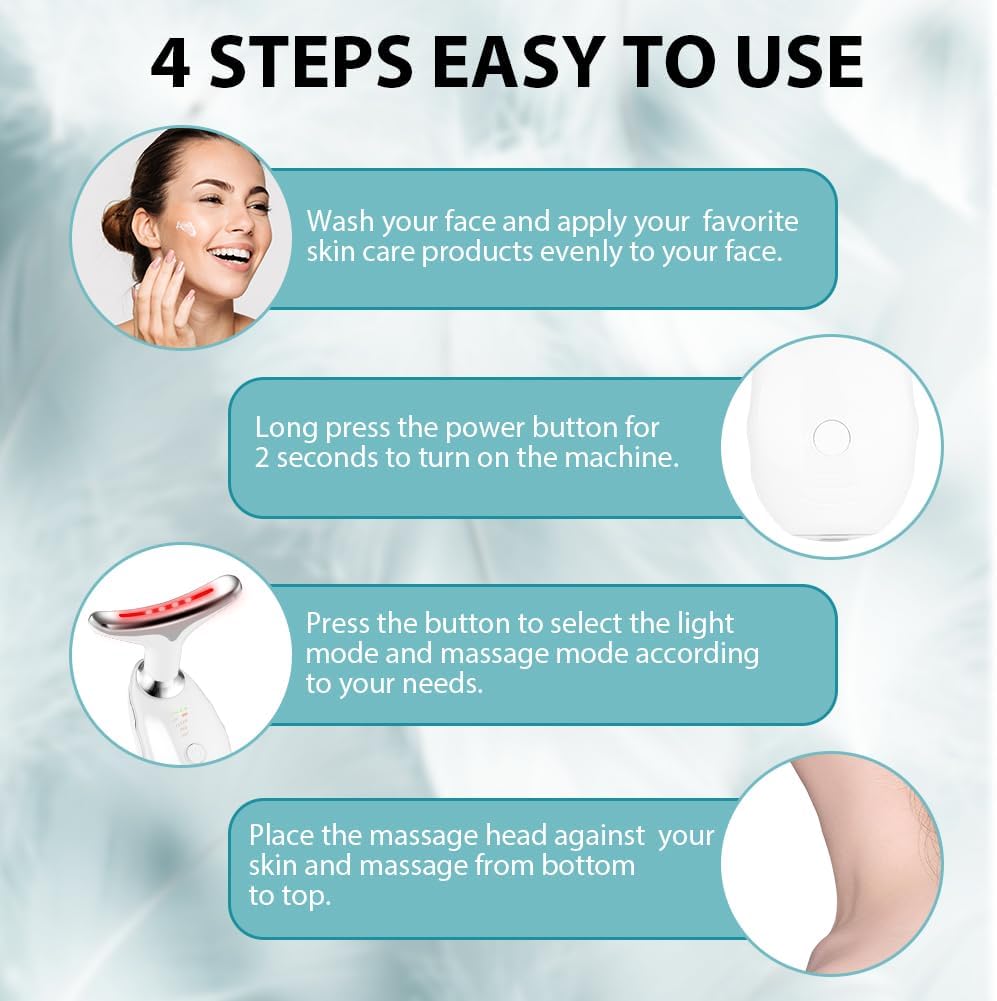 Thumbnail 6 de ACWOO Face Massager: Anti‑Aging Skin Tightening Device 7 Colour 45°C