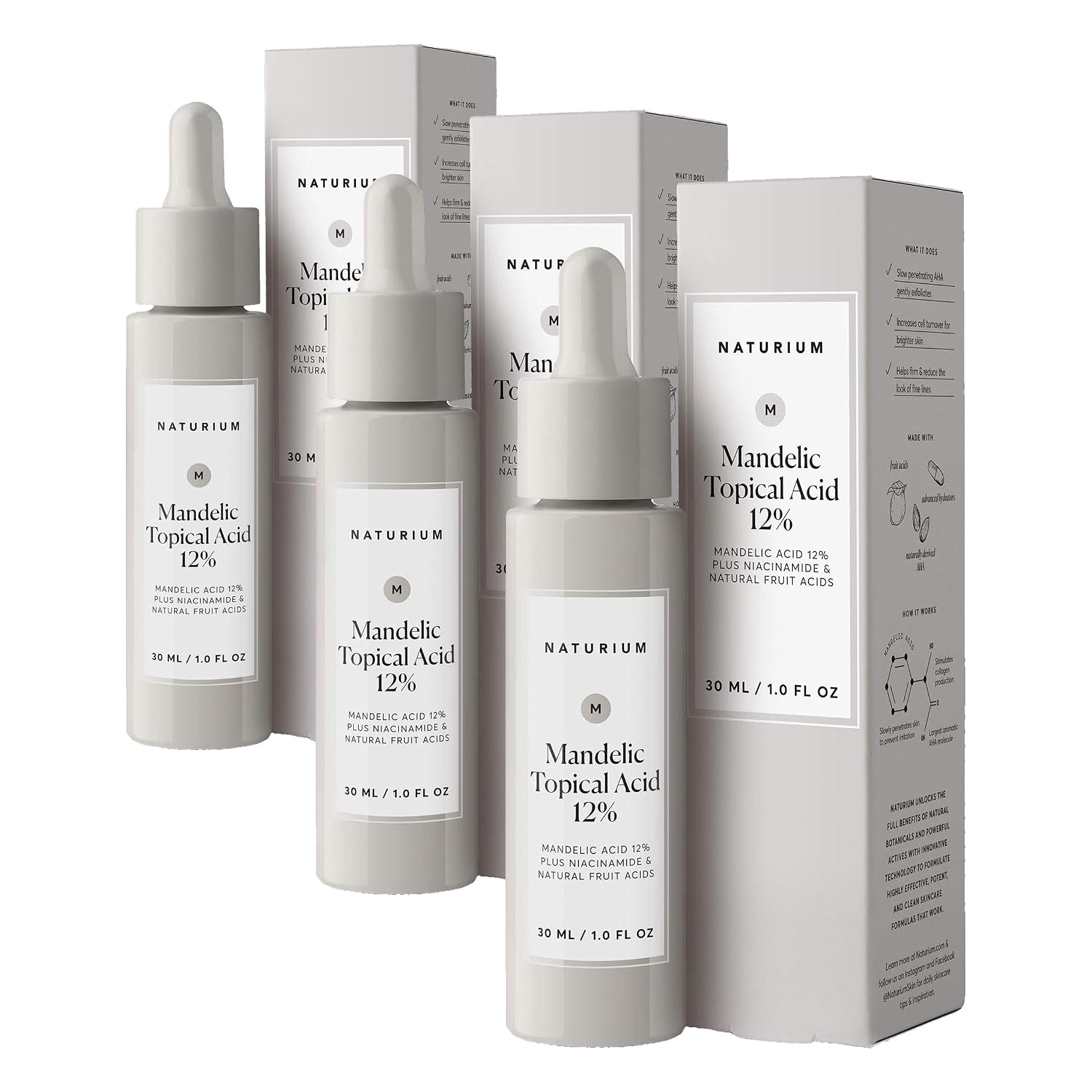 Thumbnail 6 de Naturium Mandelic Topical Acid 12% Plus Niacinamide (1 oz) — leave-on exfoliating anti-aging treatment