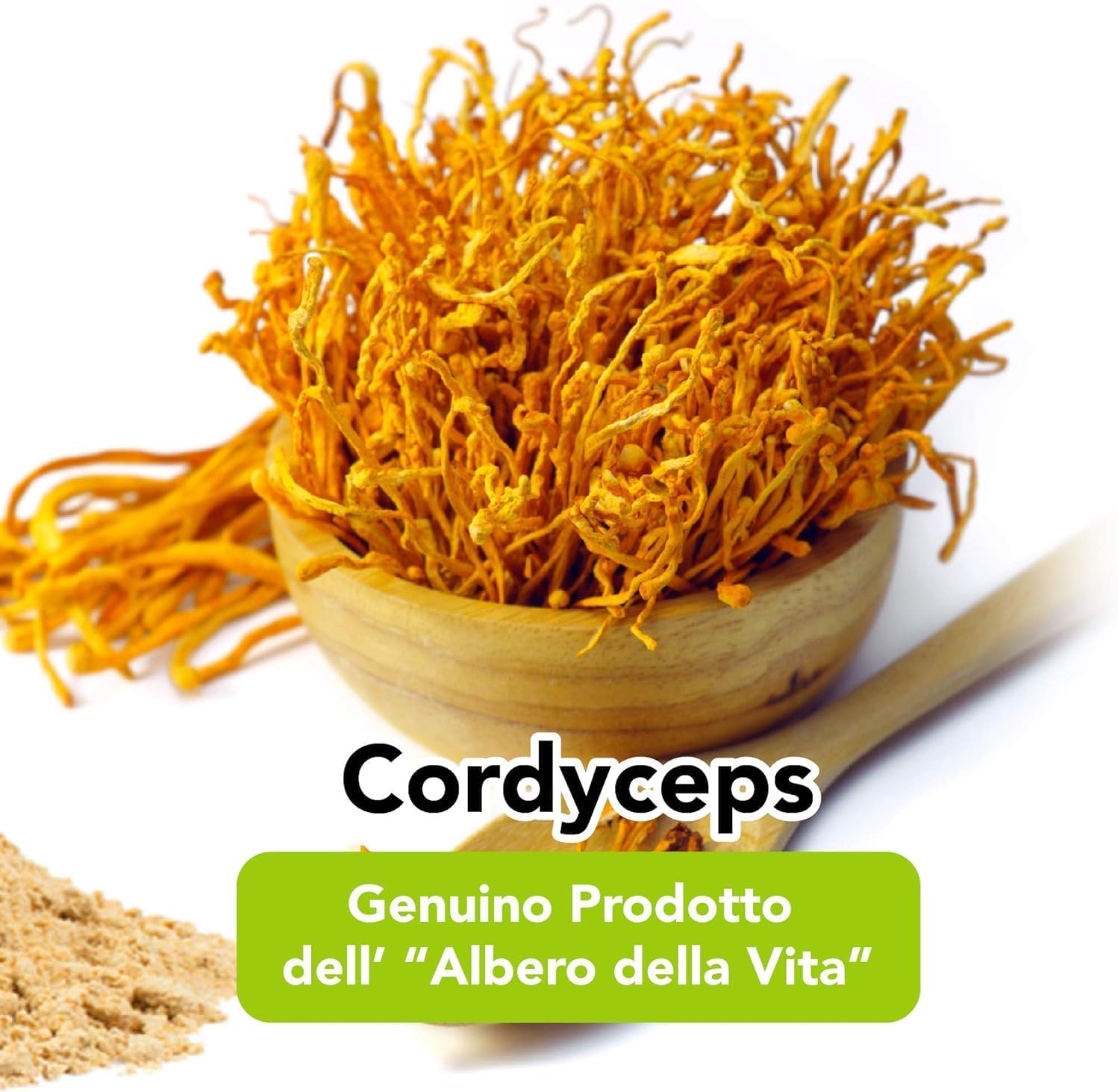 Thumbnail 4 de Cordyceps Sinensis in polvere crudo al 100%, 100 g