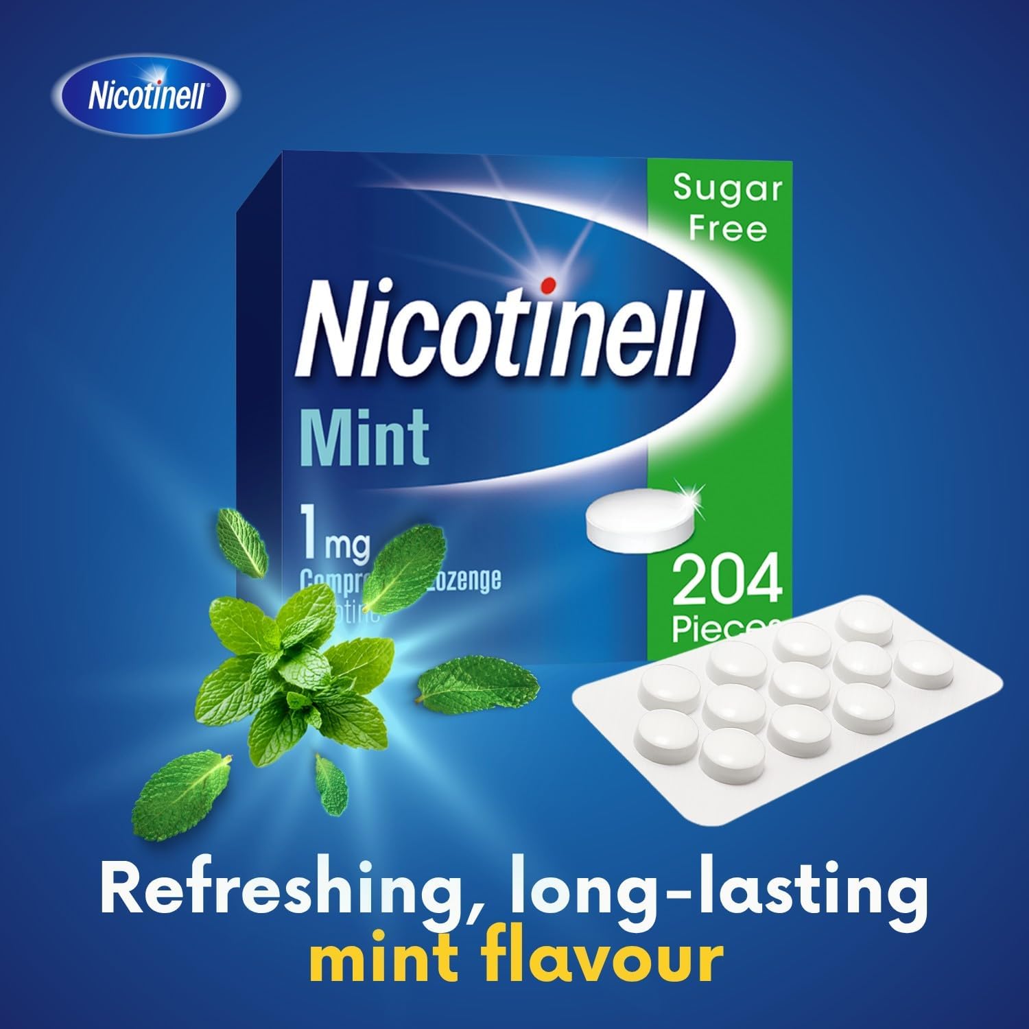 Thumbnail 5 de Nicotinell Mint Lozenge 1mg, 204 lozenges ⚖