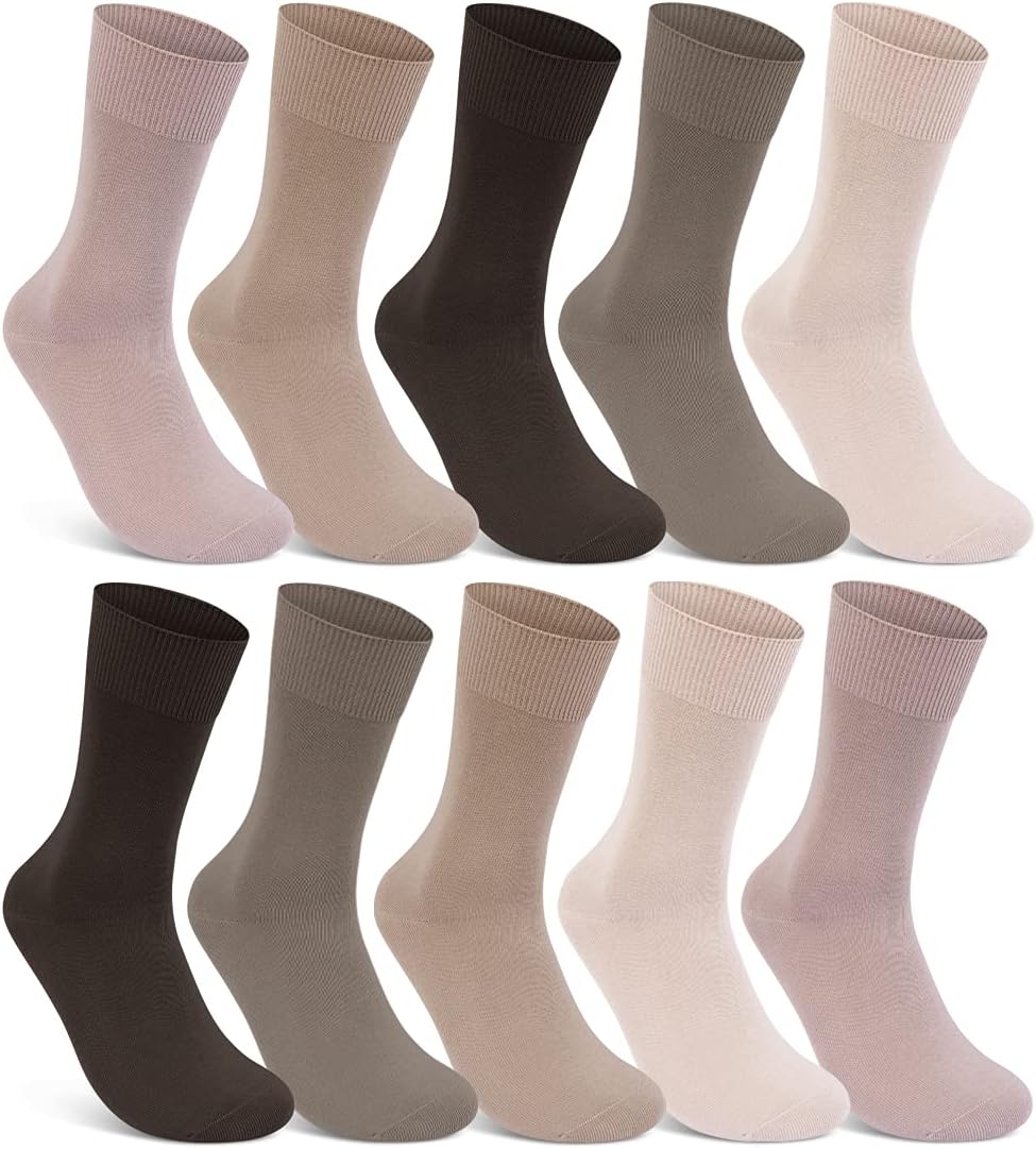 Detalle 2 de sockenkauf24 10 Paar Business-Socken aus 100% Baumwolle (Herren & Damen) ohne Naht