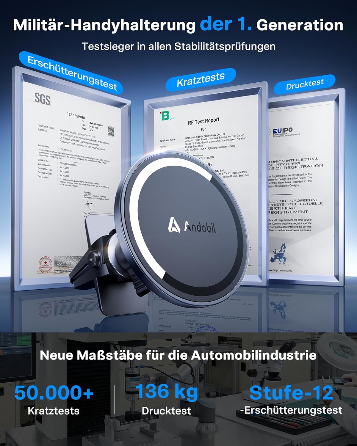 Detalle 2 de andobil Handyhalterung Magsafe 20 Magnete