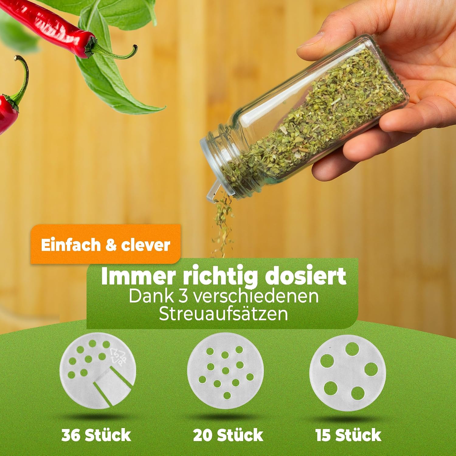 Thumbnail 2 de CLIDOR Gewürzgläser 125 ml 🧂