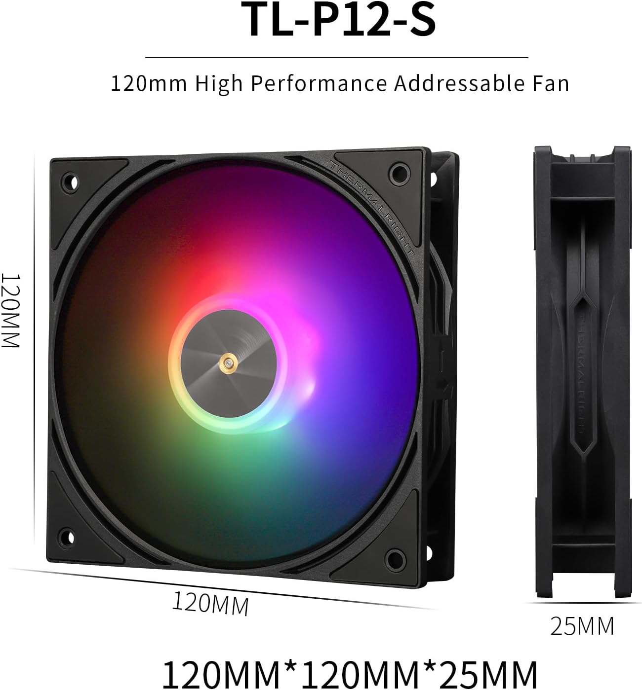 Detalle de TR Assassin X 120R radiatore CPU ARGB