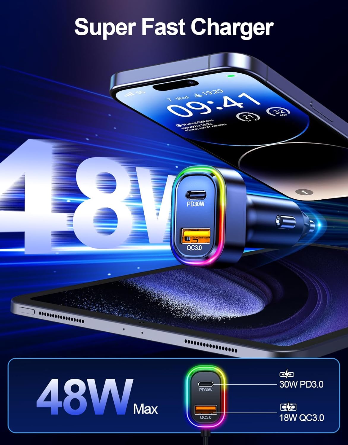 Thumbnail 4 de ISEYOU Bluetooth Car Adapter