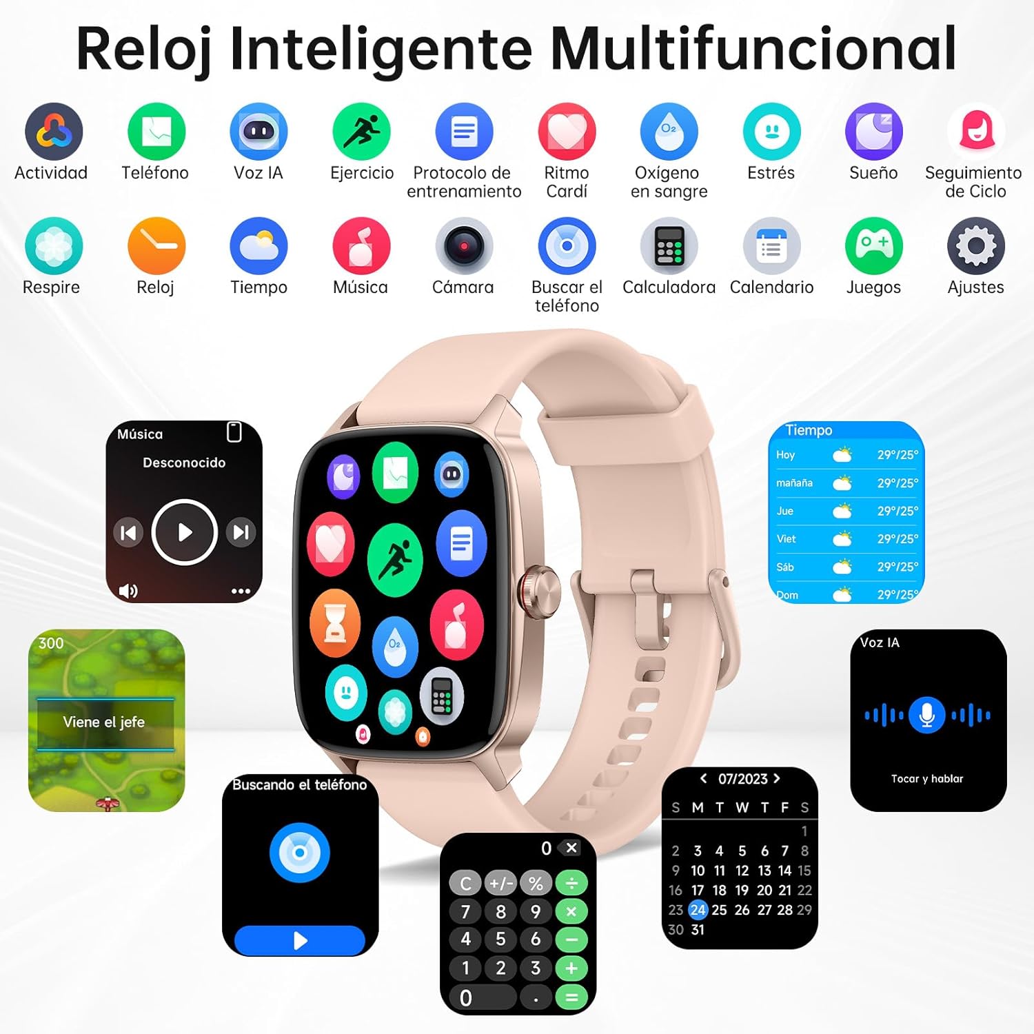 Thumbnail 6 de KIBFLE TGW01 1.85" smartwatch