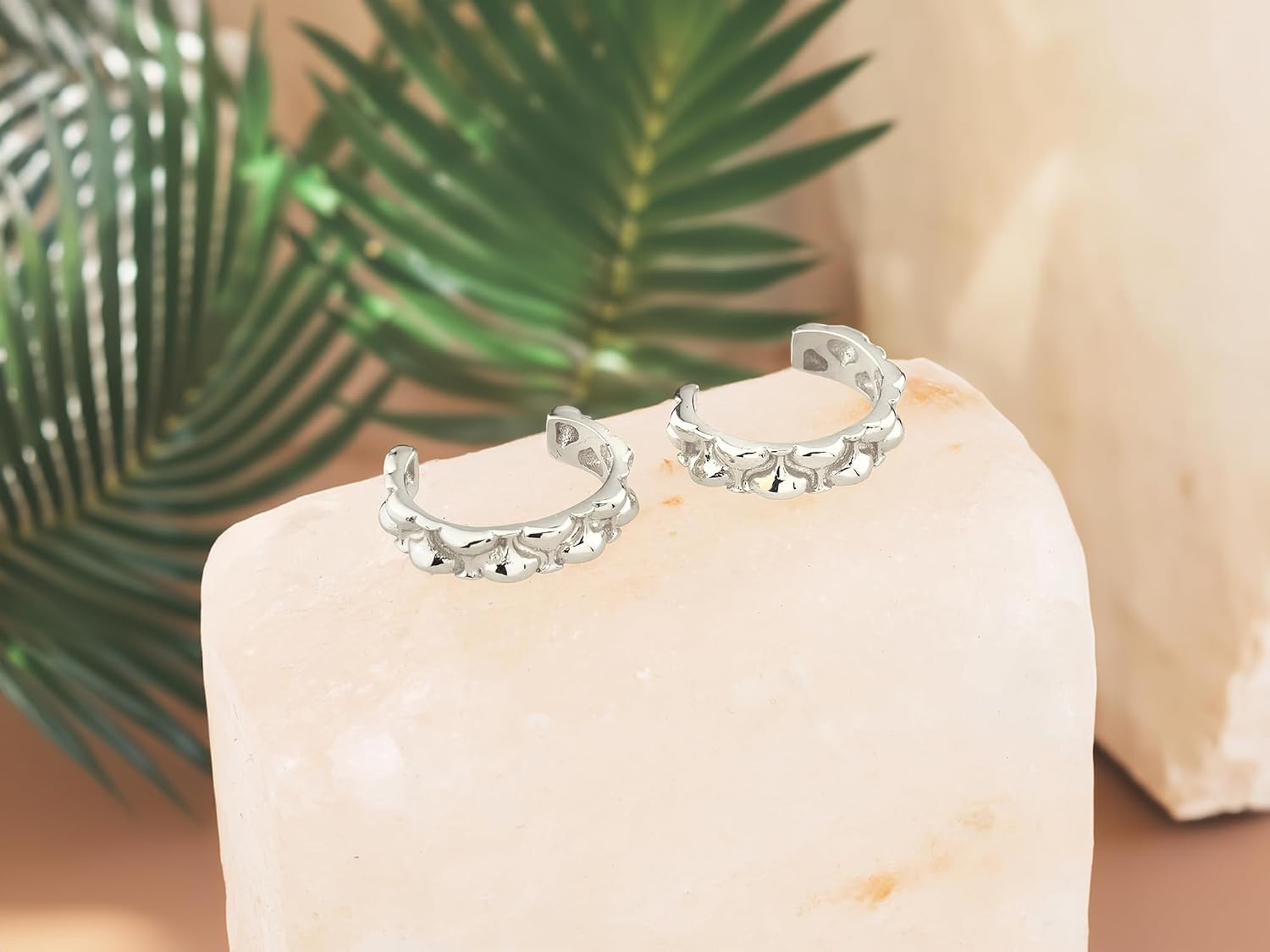 Detalle 1 de Sofia Milani Herz Ear Cuff aus 925 Silber