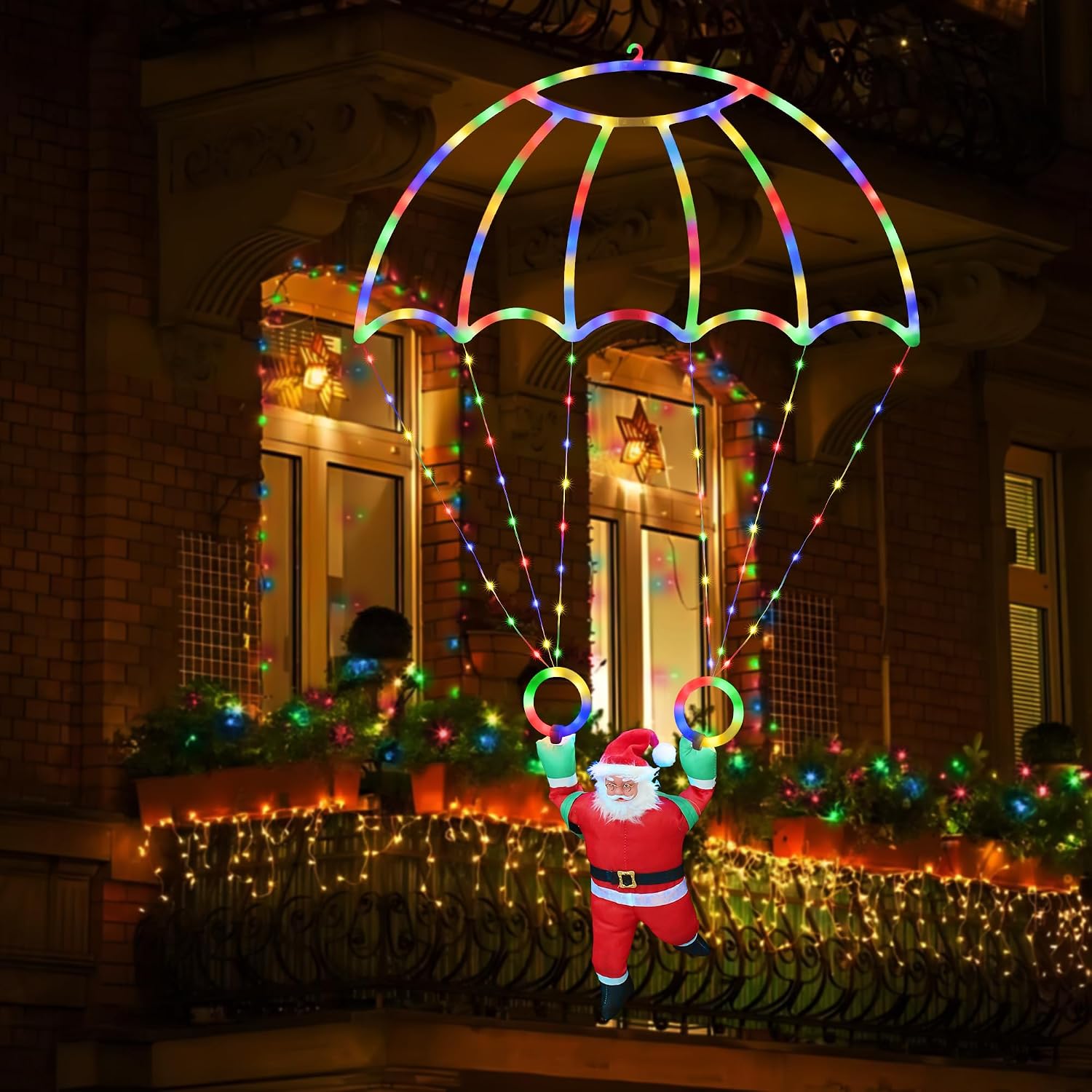 Detalle de Toodour Christmas Parachute Lights 2.8 ft