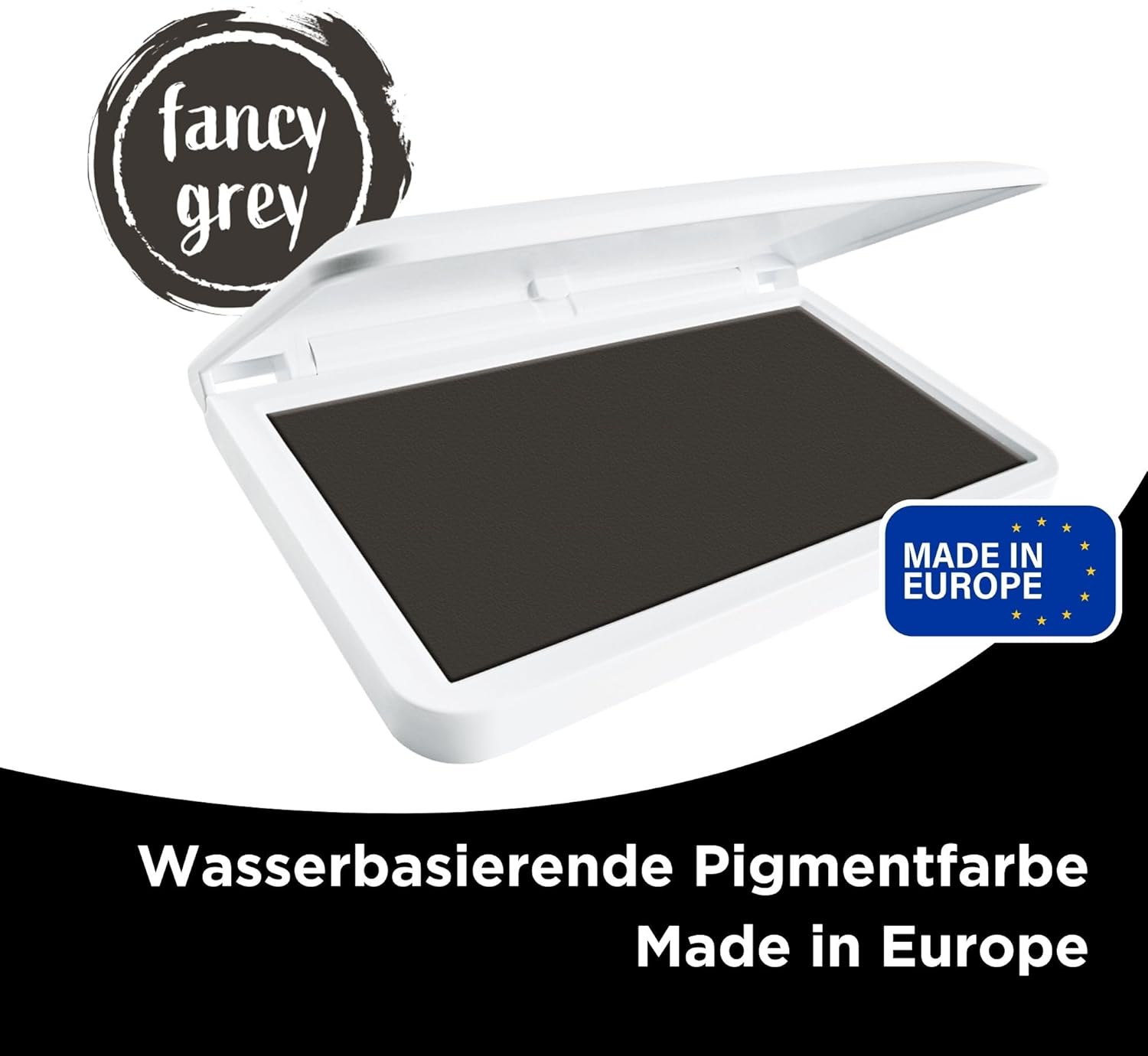 Thumbnail 1 de COLOP MAKE 2 Stempelkissen Grau/Schwarz – wasserbasierend, schnelltrocknend, 110 x 70 mm