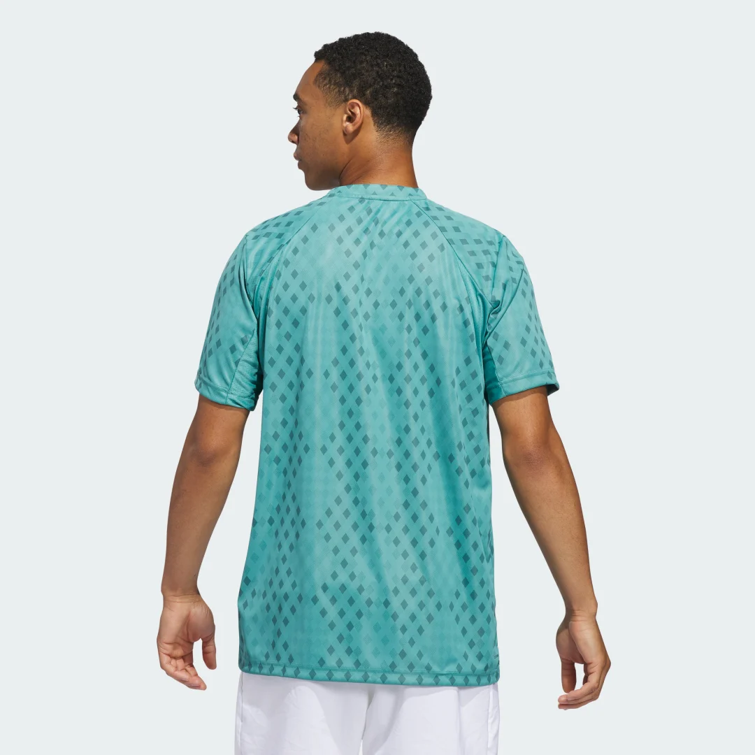 Thumbnail 1 de Camiseta estampada Club Tennis Climacool de adidas en turquesa