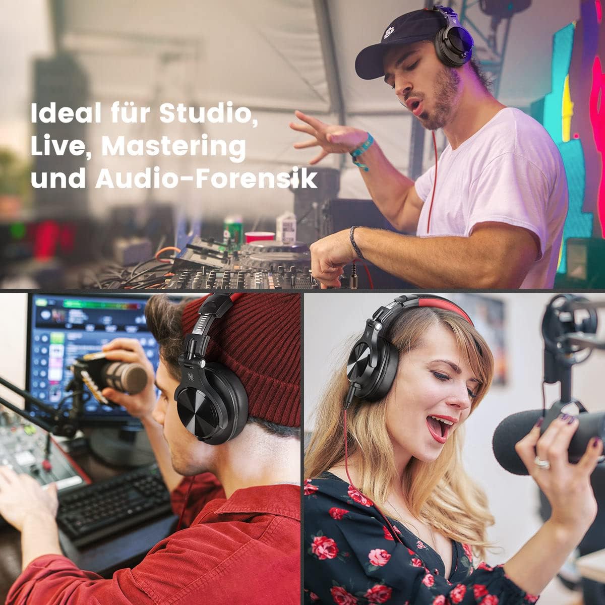 Thumbnail 5 de OneOdio Over-Ear DJ-Kopfhörer Professionell