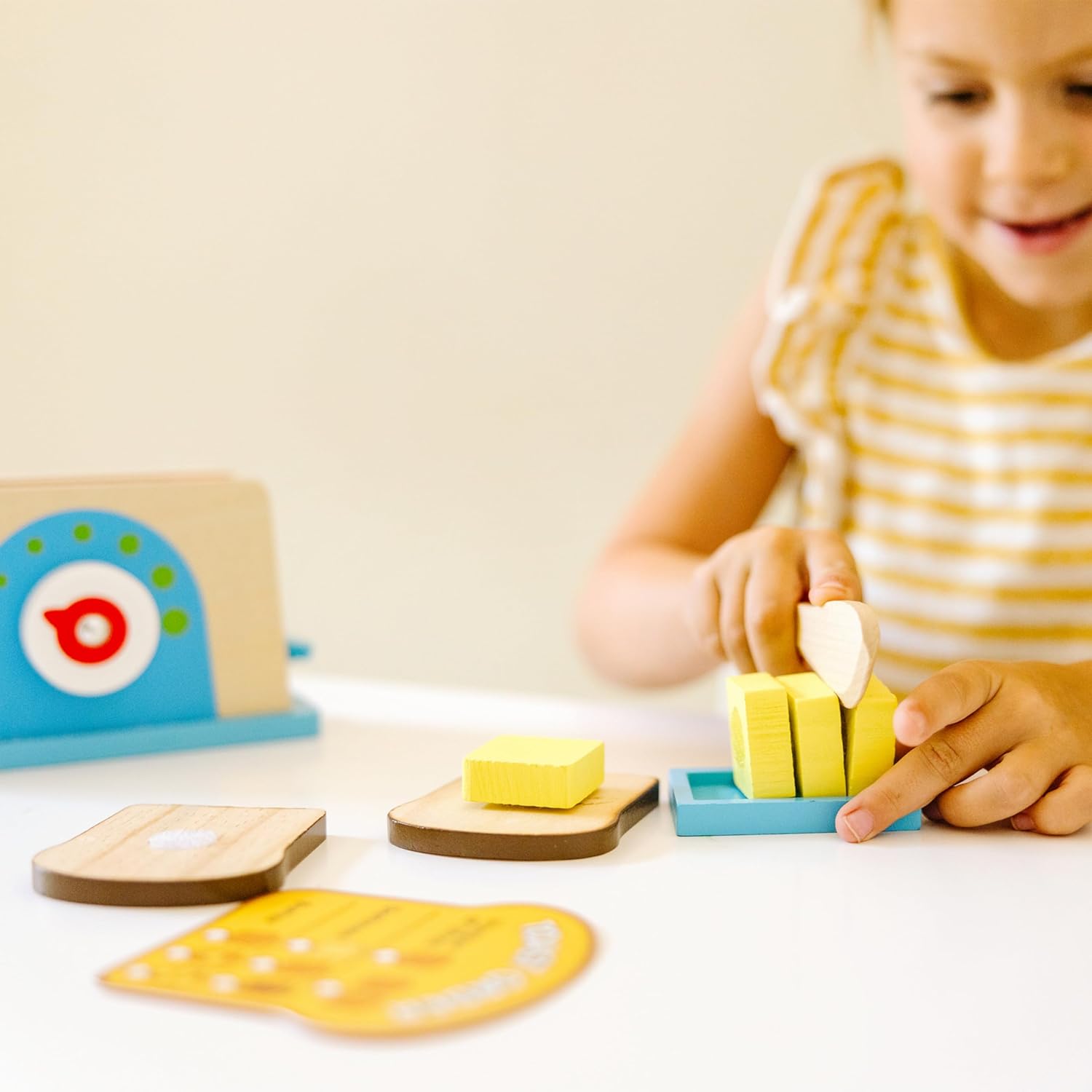 Thumbnail 7 de Melissa & Doug Tostadora de Pan y Mantequilla, Multicolor 🍞