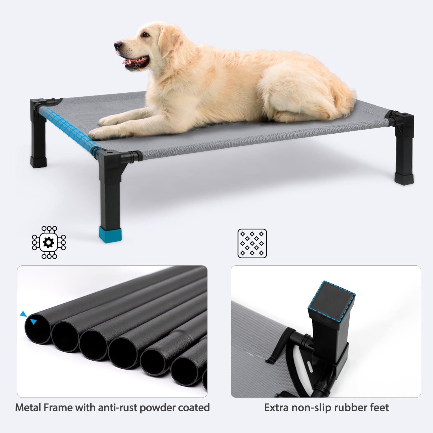 Thumbnail 5 de Heeyoo Raised Dog Bed 35-inch