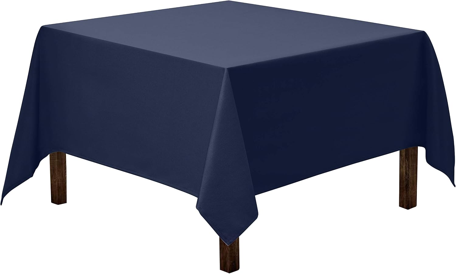 Detalle de Gee Di Moda 70 x 70 Inch Square Tablecloth Navy Blue