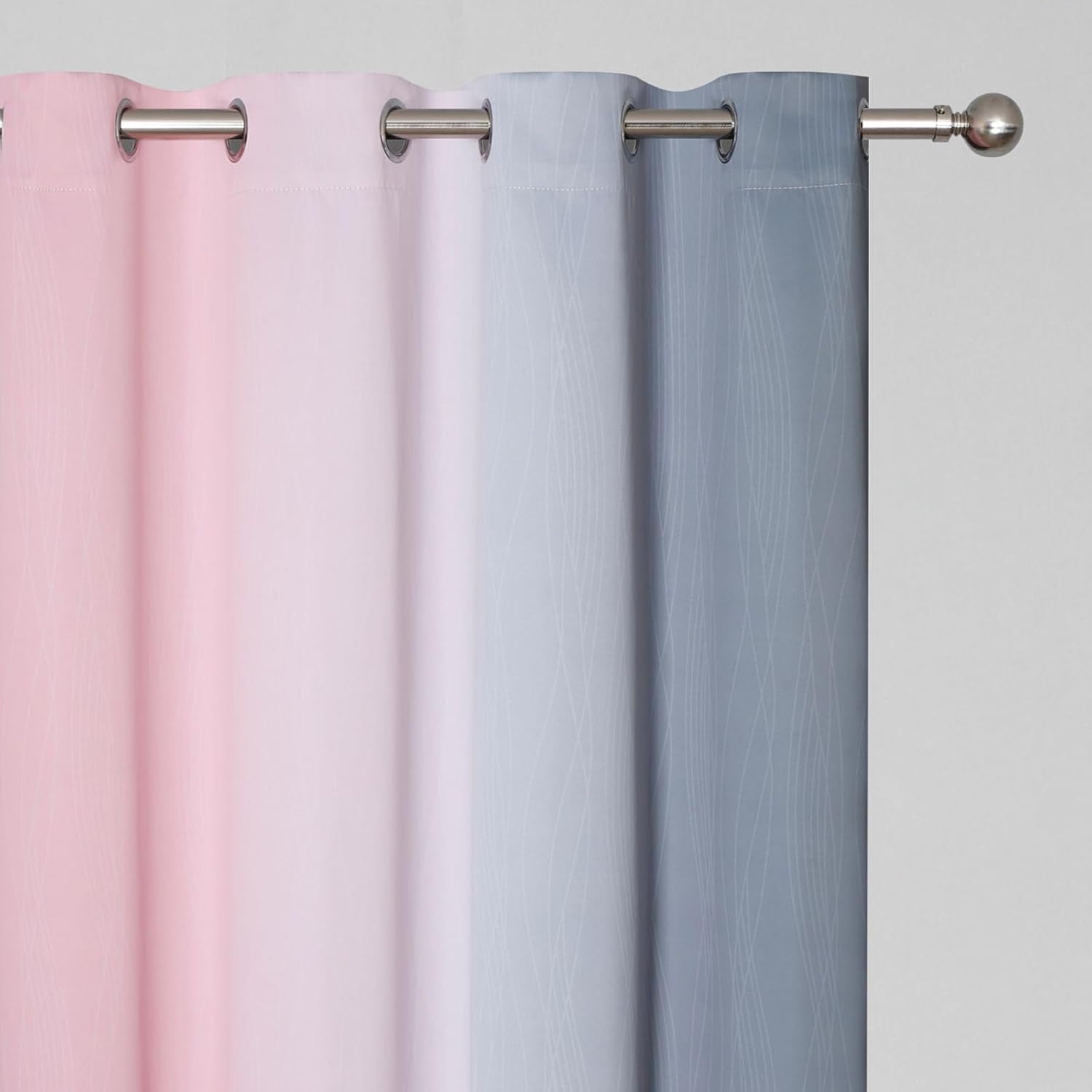 Thumbnail 3 de VEHEDE ombre blackout curtains W52 x L54