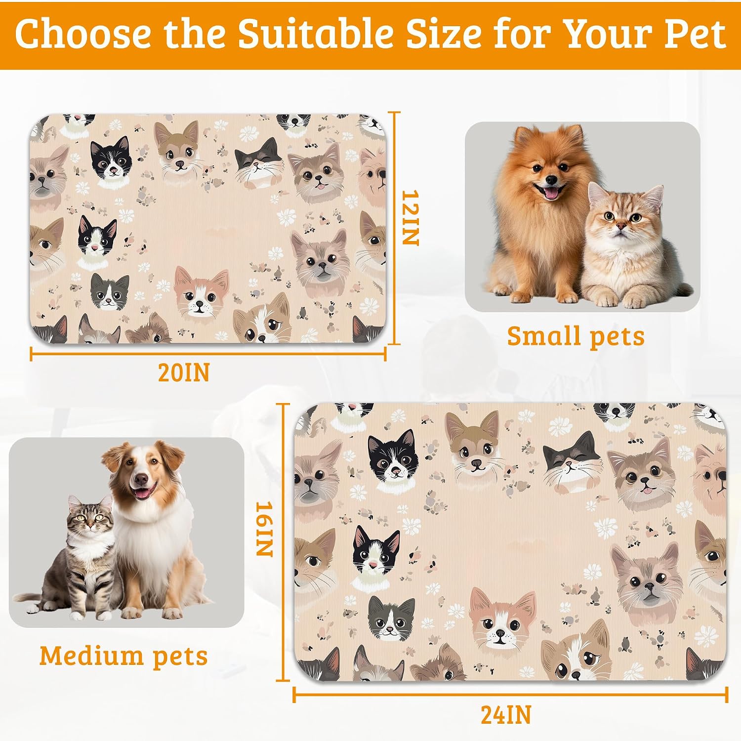 Detalle 2 de Pet Feeding Mat 16" x 24